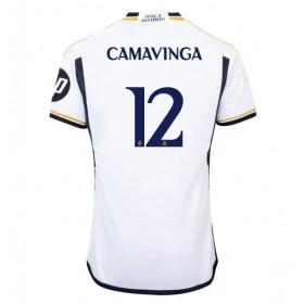 Real Madrid Eduardo Camavinga #12 Hemmakläder 2023-24 Kortärmad